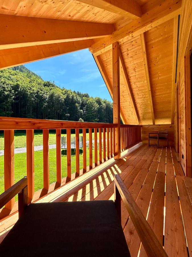 Das Gruenhaus - Dein Chalet In Grünau im Almtal Exteriör bild