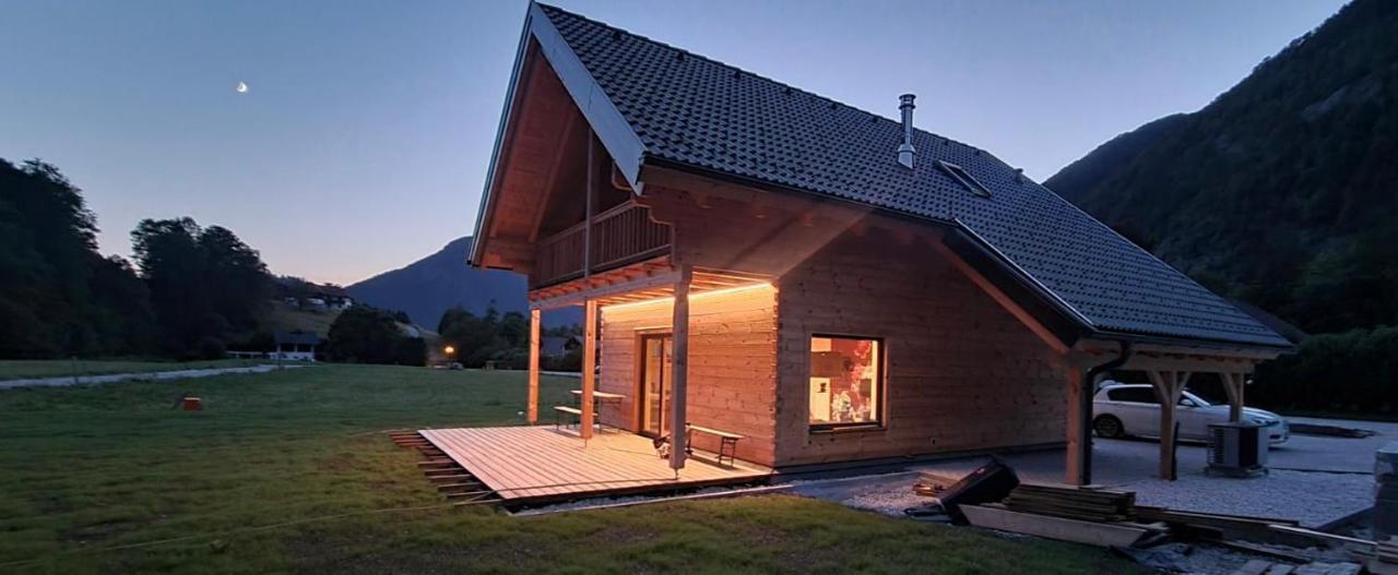 Das Gruenhaus - Dein Chalet In Grünau im Almtal Exteriör bild