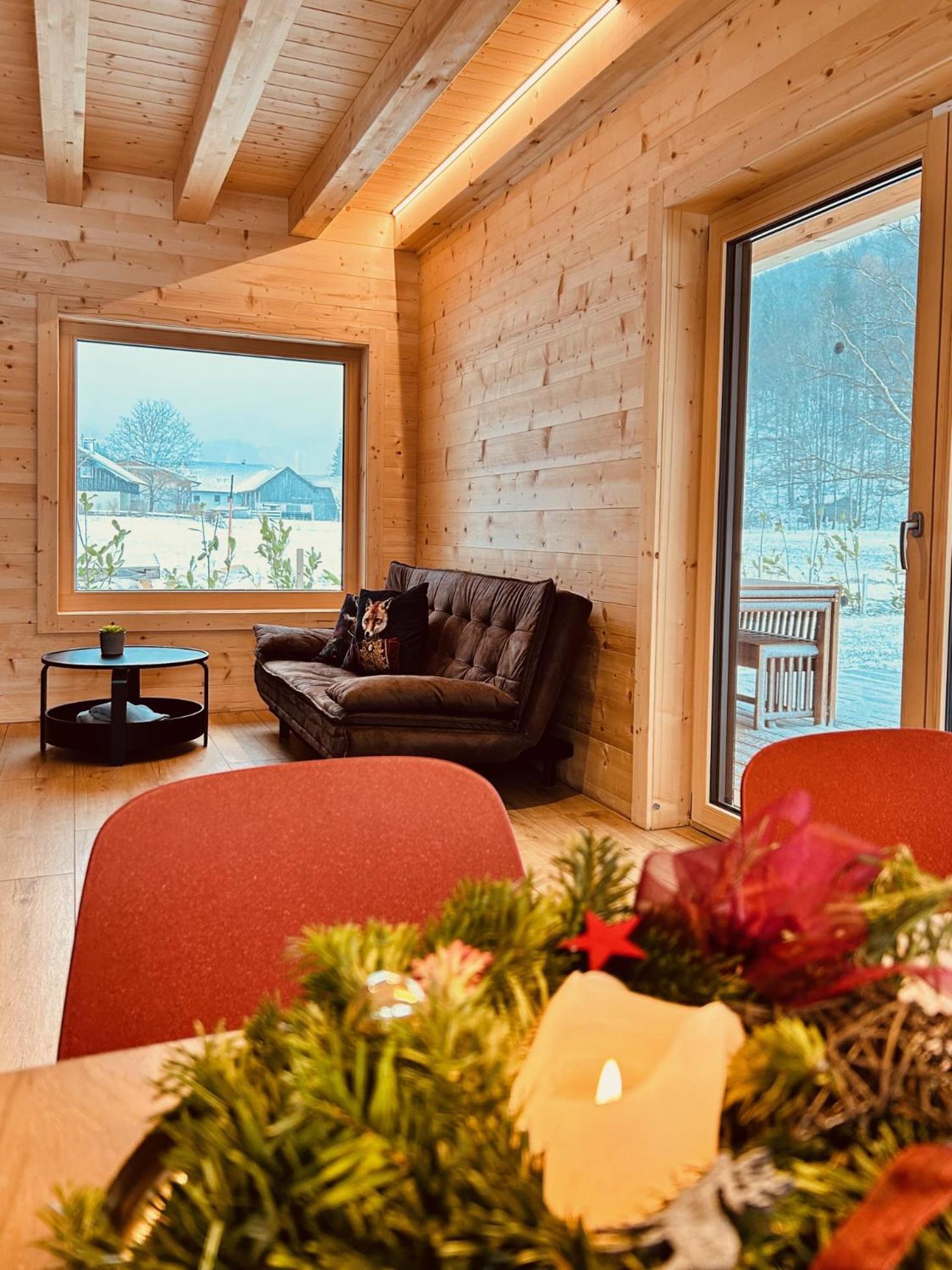 Das Gruenhaus - Dein Chalet In Grünau im Almtal Exteriör bild