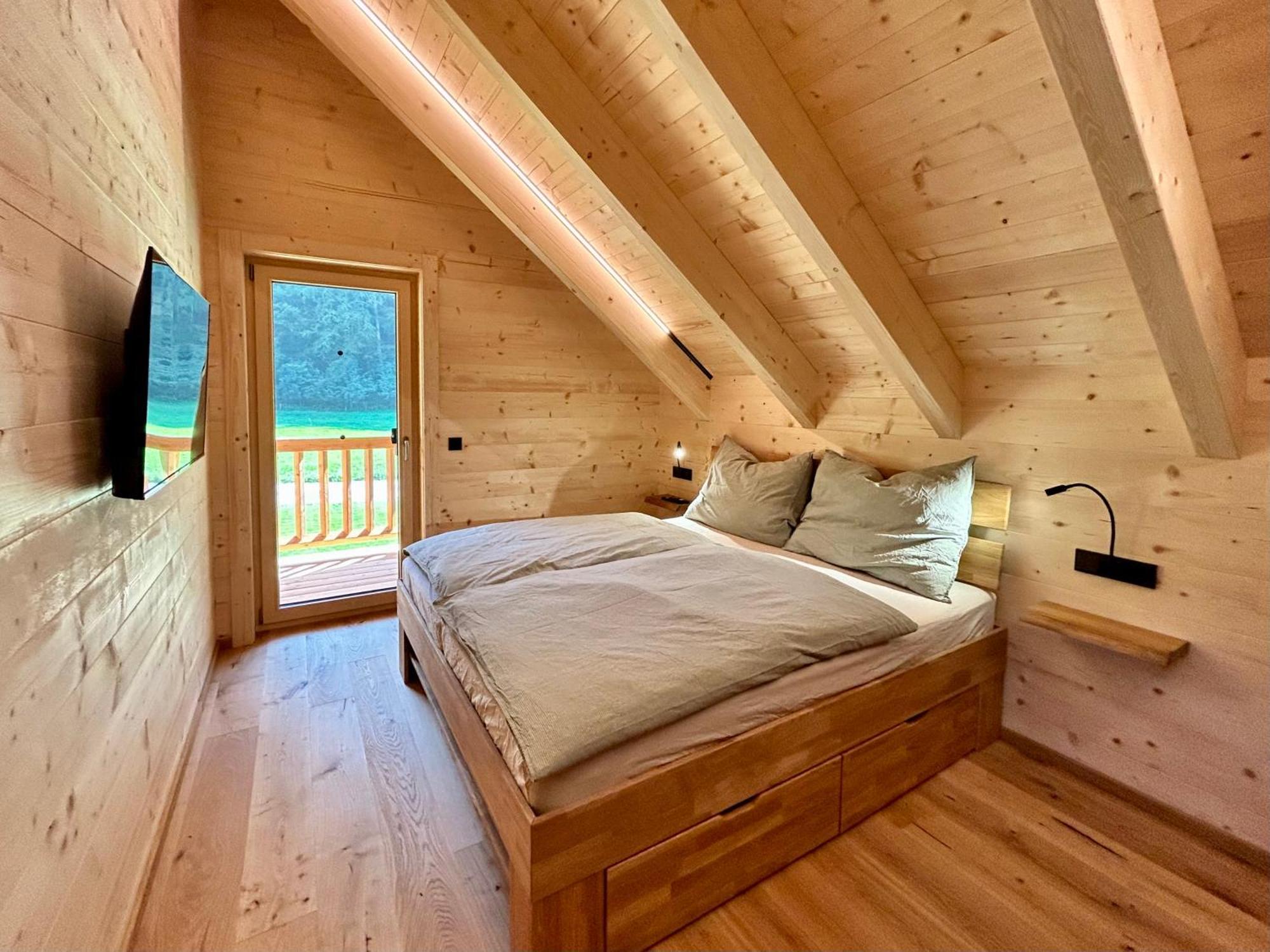 Das Gruenhaus - Dein Chalet In Grünau im Almtal Exteriör bild