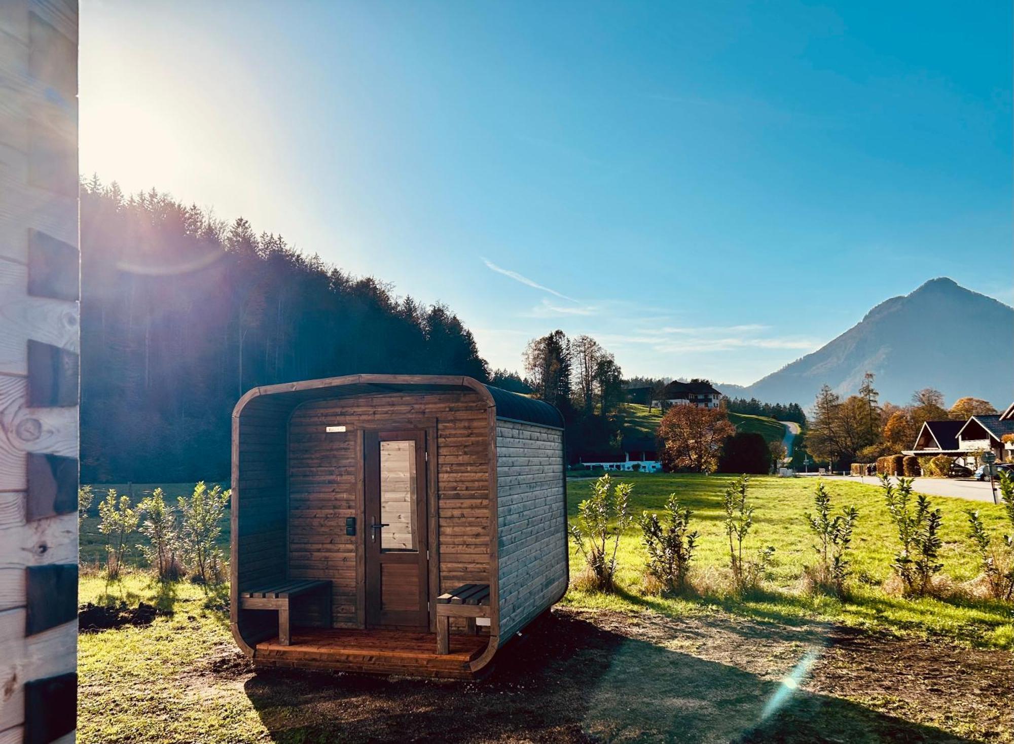 Das Gruenhaus - Dein Chalet In Grünau im Almtal Exteriör bild